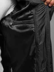 Vīriešu ziemas jaka melna OZONEE JS/22M63/392