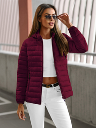 Sieviešu jaka bordosarkans OZONEE JS/16M9103/01Z