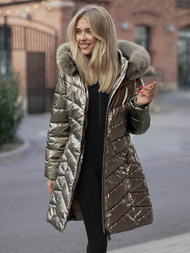 Sieviešu jaka zelts OZONEE JS/16M9100/403Z