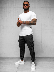 Vīriešu sporta bikses melnas OZONEE O/PS6021