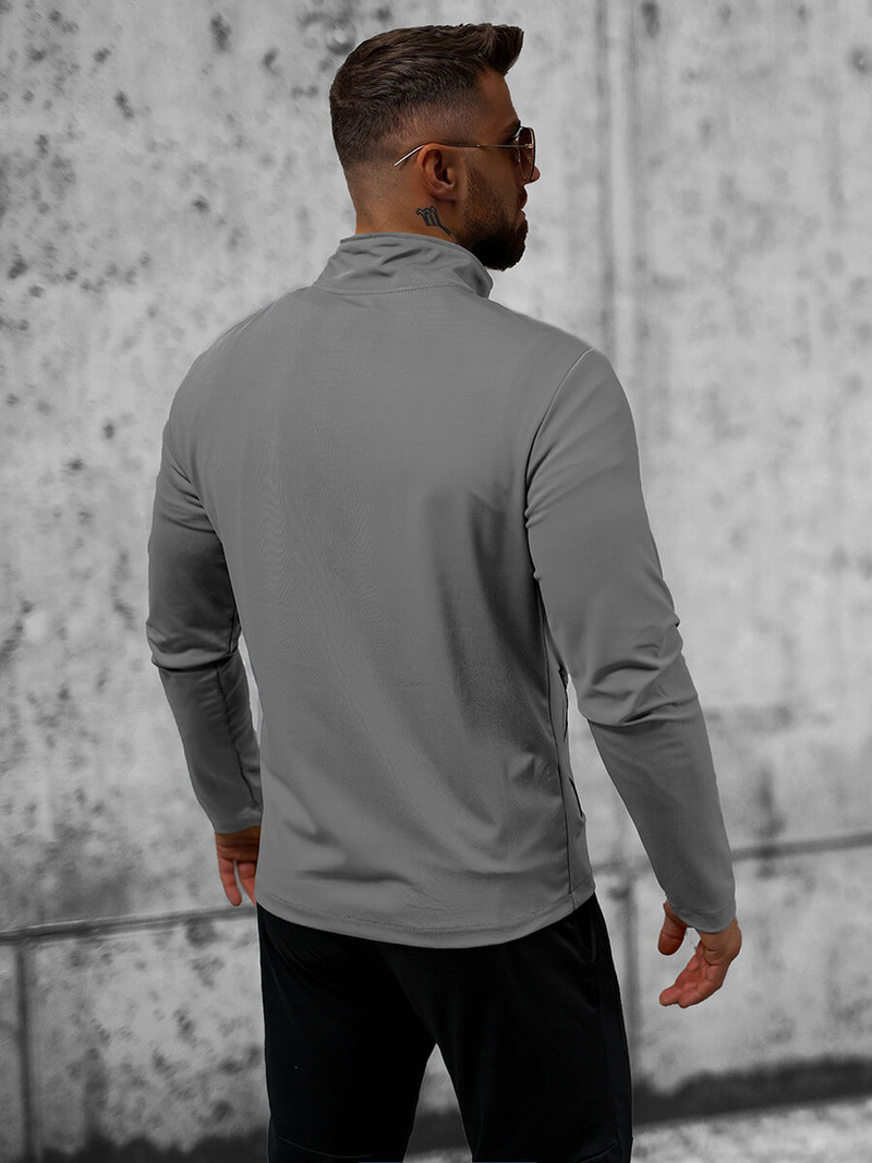 Vīriešu pārejas virsjaka pelēka OZONEE JS/M10309