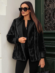 Sieviešu jaka melna OZONEE JS/11Z8075Z