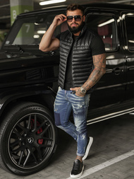 Vīriešu veste melna OZONEE JS/16M9298/392BZ