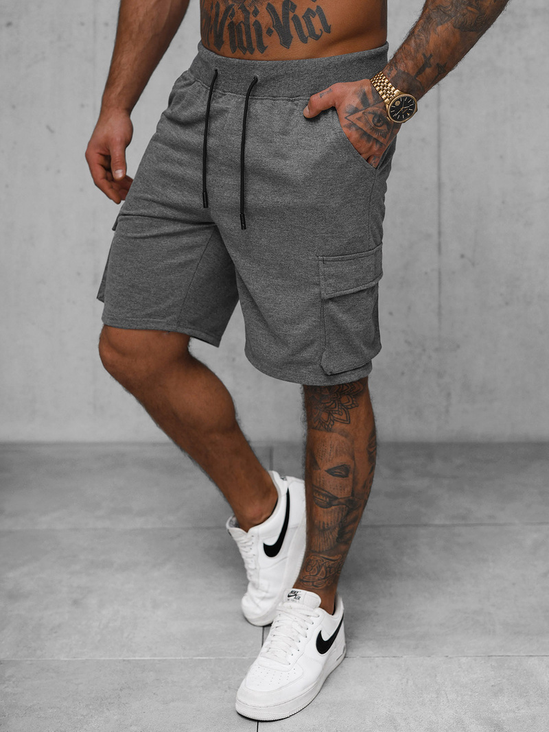 Vīriešu sporta šorti grafīta OZONEE JS/8K1505/5