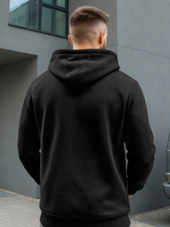 Vīriešu džemperis ar kapuci melna OZONEE JS/8B1969/3