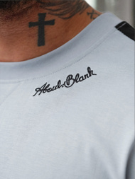 Vīriešu t-krekls gaiši-debesu zils OZONEE O/QQ1195