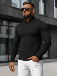 Vīriešu svīteris melns OZONEE NB/MM6007/4Z