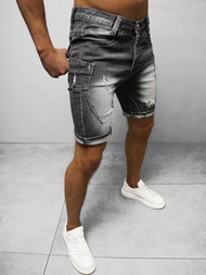 Vīriešu šorti melni OZONEE NB/MP0040N