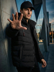 Vīriešu jaka melna OZONEE JS/31M5081/392