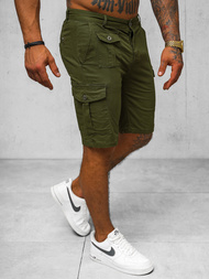 Vīriešu chino šorti zaļas OZONEE NB/MP0188MV