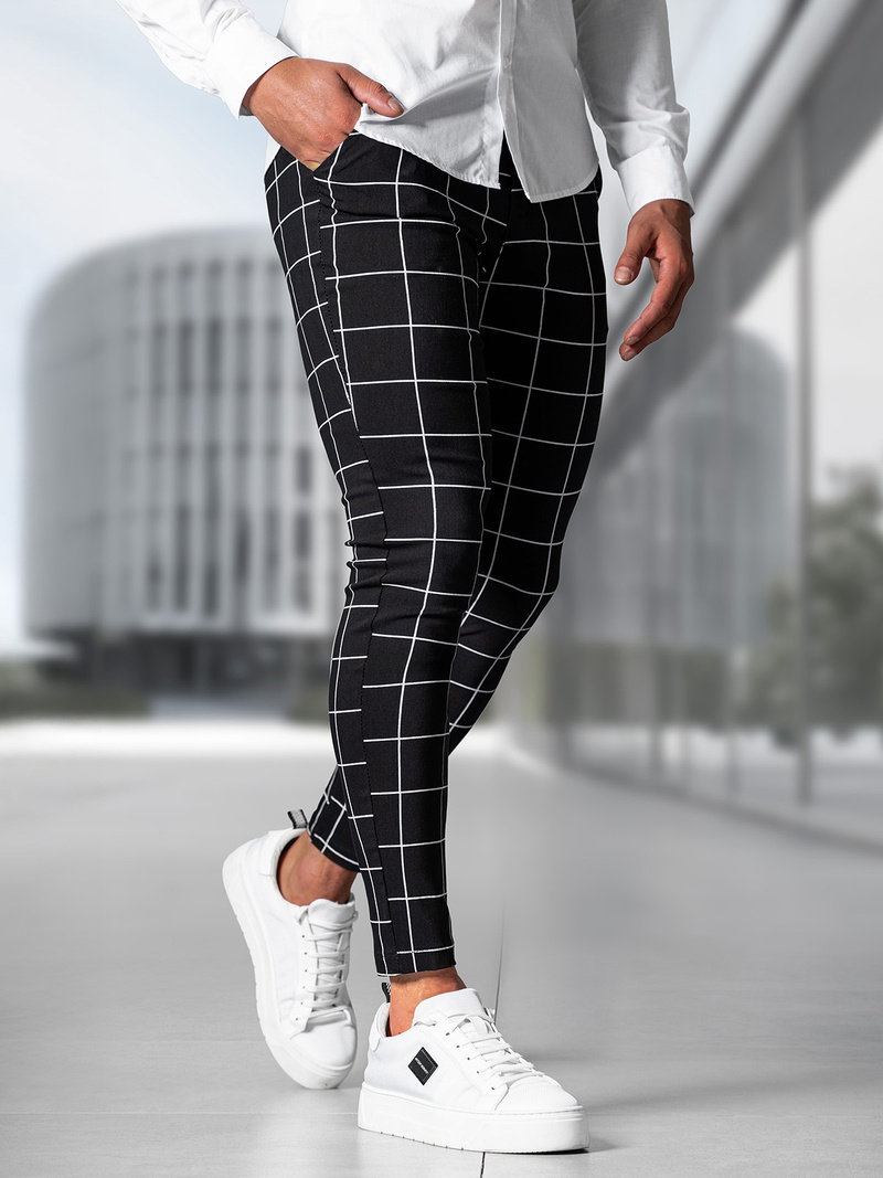 Vīriešu Chino Bikses Melni OZONEE O/P4009Z