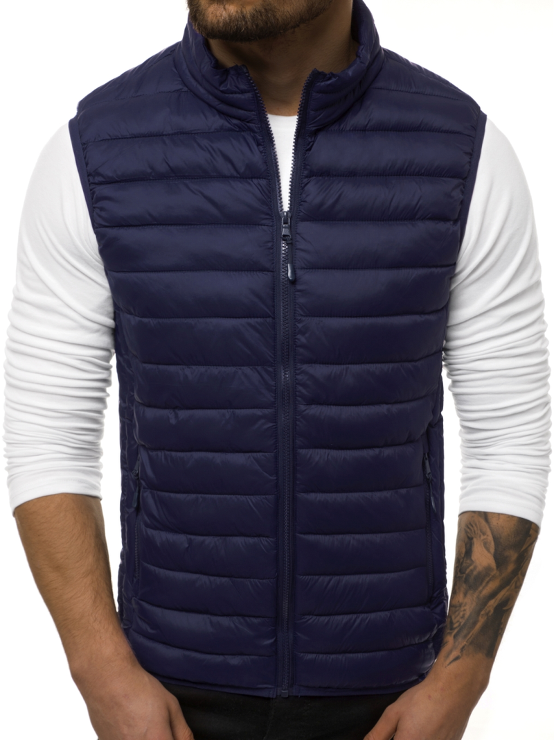 Vīriešu veste tumši zila OZONEE JS/LY32