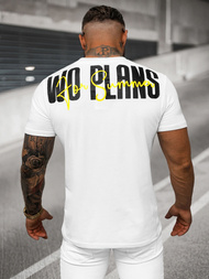 Vīriešu T-krekls balts OZONEE O/T1277/1