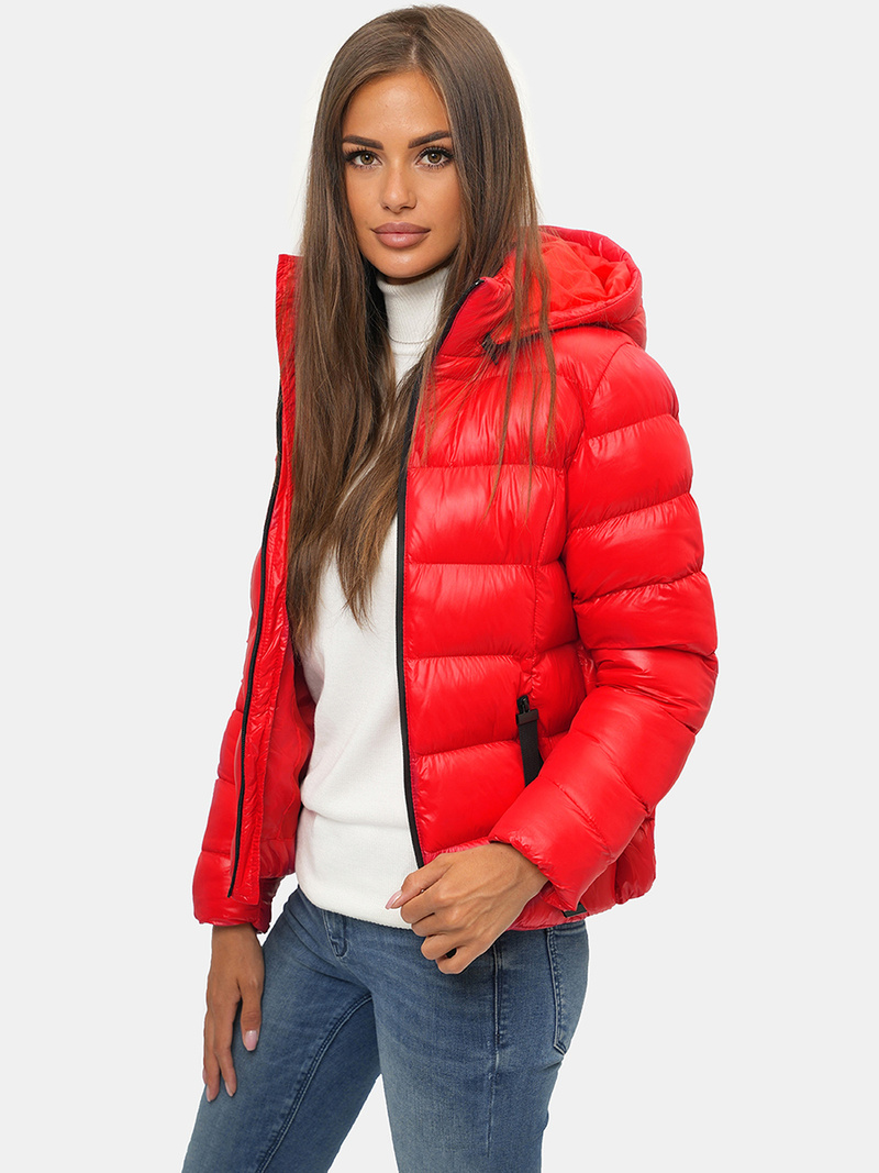 Sieviešu ziemas jaka sarkana OZONEE JS/M782/270