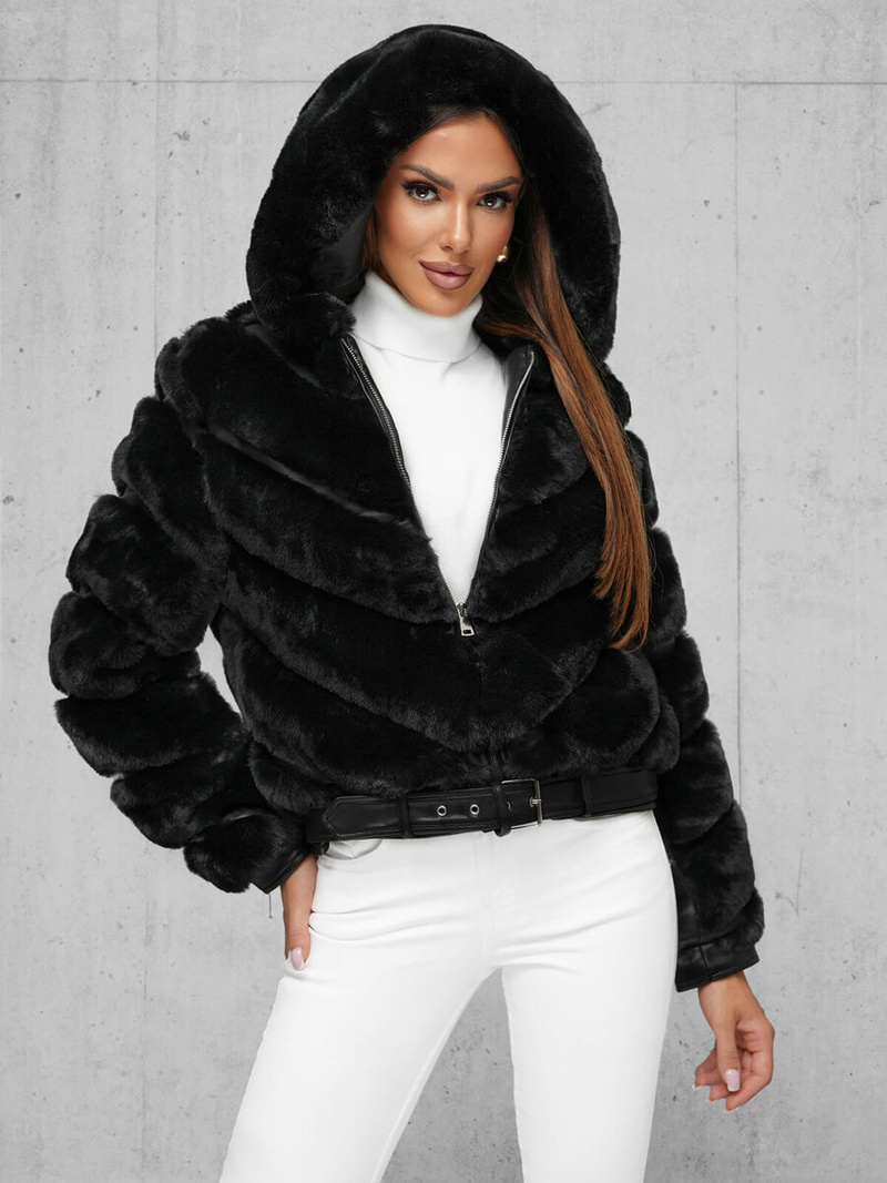 Sieviešu jaka melna OZONEE JS/11Z8165Z