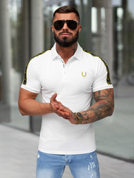 Vīriešu polo krekls balts OZONEE O/QQ1337