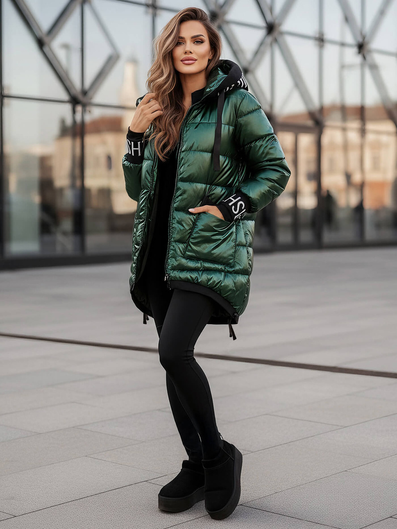 Sieviešu jaka zaļs OZONEE JS/5M3188/238Z