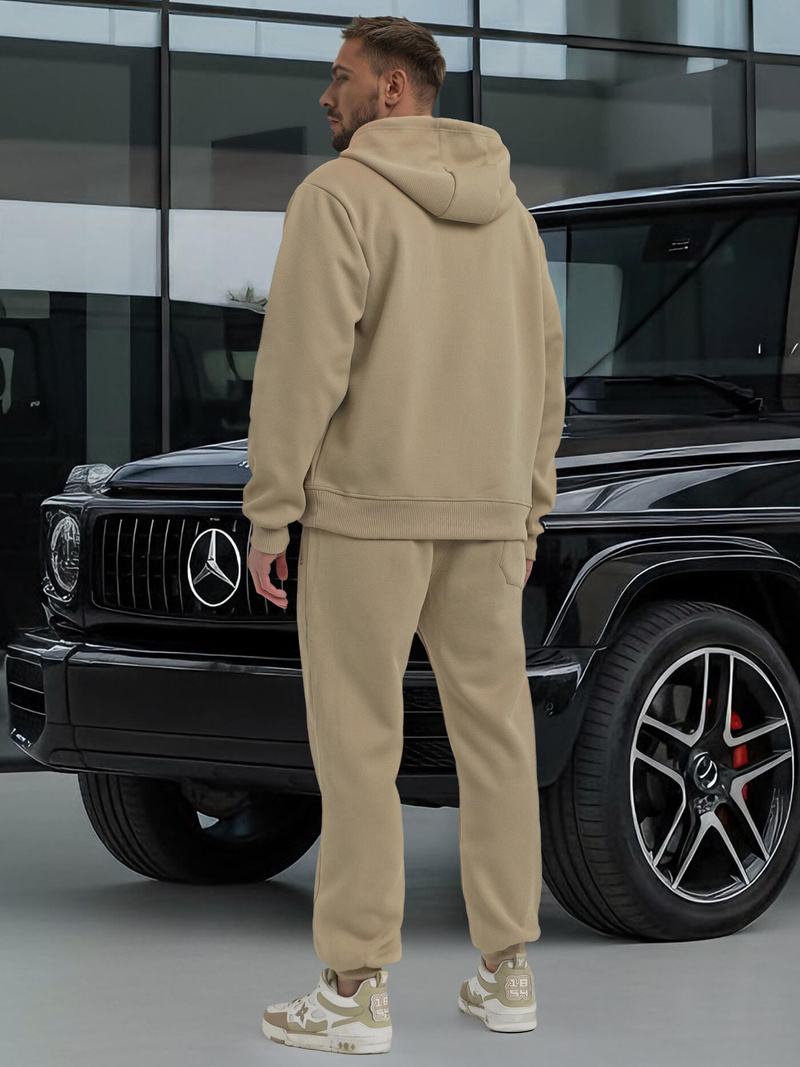 Vīriešu treniņtērps smilšu OZONEE O/3C582AB