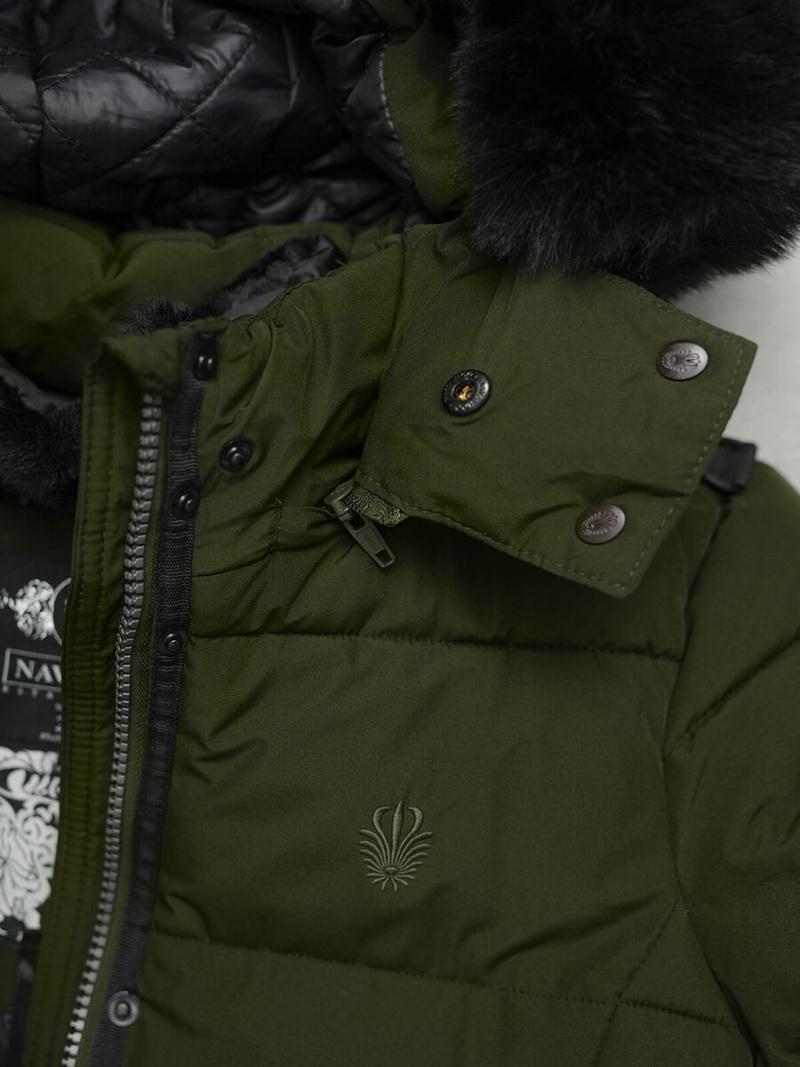 Sieviešu jaka haki OZONEE O/W377Z