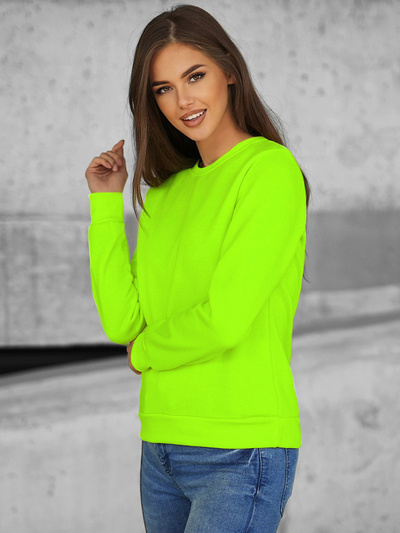 Sieviešu džemperis zaļa-neons OZONEE JS/W01Z