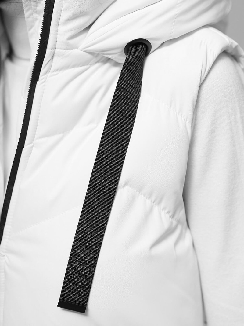 Sieviešu veste balta OZONEE JS/M788/281Z