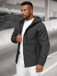 Vīriešu softshell jaka grafīta OZONEE JS/27B6525/5