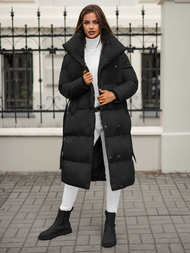 Sieviešu ziemas jaka melna OZONEE JS/M737/392Z