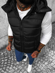 Vīriešu veste melna OZONEE N/7129