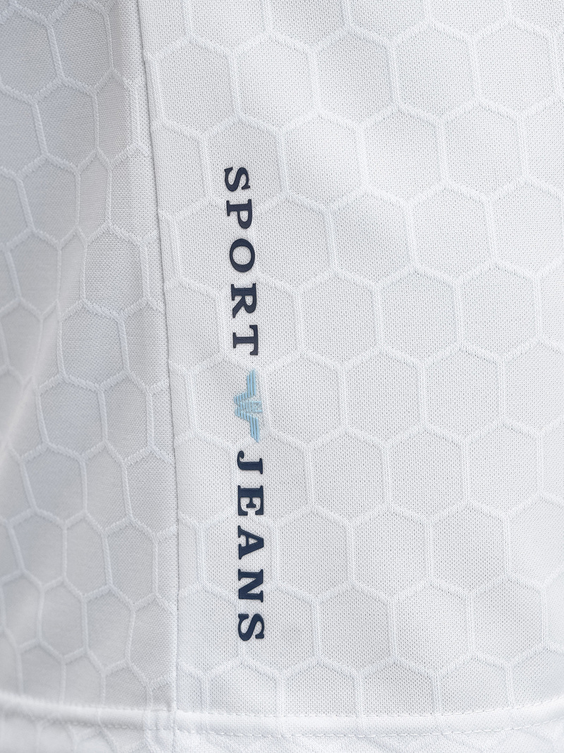 Vīriešu polo krekls balta OZONEE O/QQ922