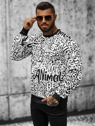 Vīriešu jaka balta OZONEE JS/8B1131/1