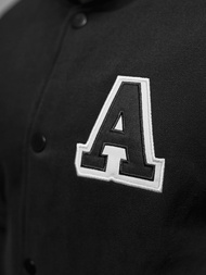 Vīriešu džemperis melns OZONEE NB/MF2020