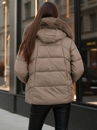 Sieviešu jaka tumši-smilšu OZONEE O/16M9179/84