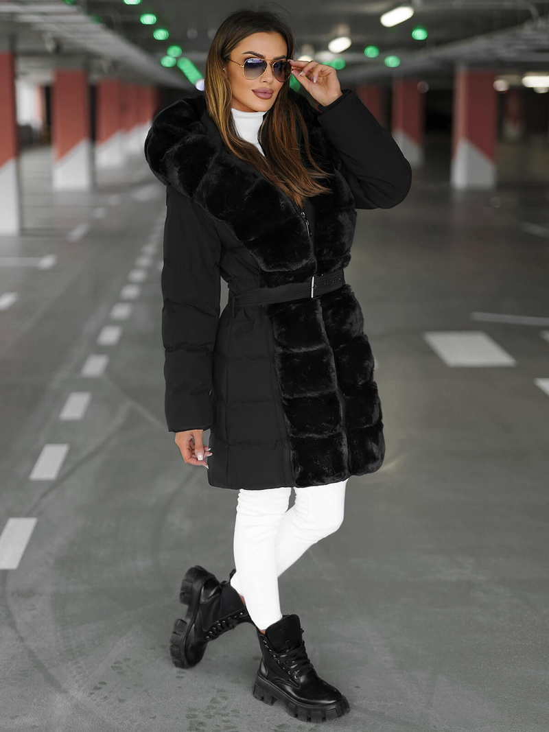 Sieviešu jaka melna OZONEE JS/5M3158/392Z