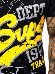 Vīriešu T-krekls melns OZONEE JS/KS1942Z