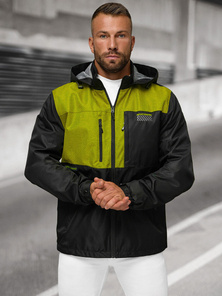 Vīriešu virsjaka melns OZONEE JS/22M311/392Z