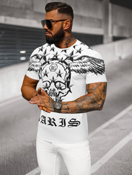 Vīriešu t-krekls balts OZONEE NB/MT3053Z