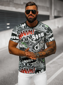 Vīriešu T-krekls Melns OZONEE O/T137/3