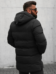 Vīriešu virsjaka melna OZONEE N/7330Z