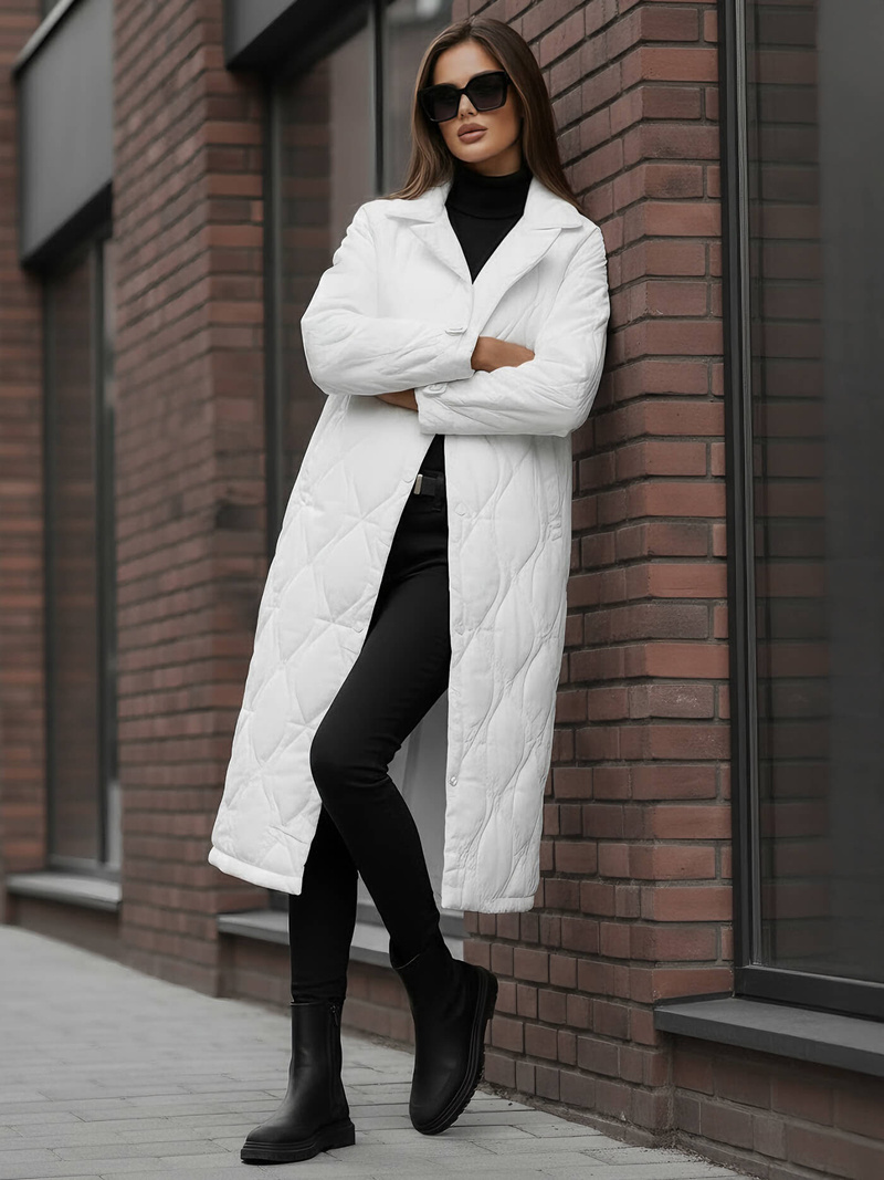 Sieviešu jaka balta OZONEE JS/5M3177/281Z