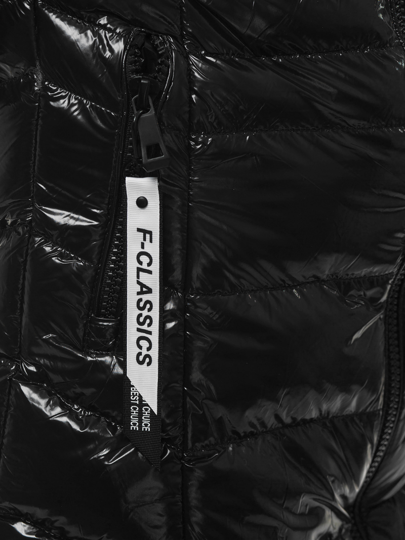 Sieviešu ziemas virsjaka melna OZONEE N/6357