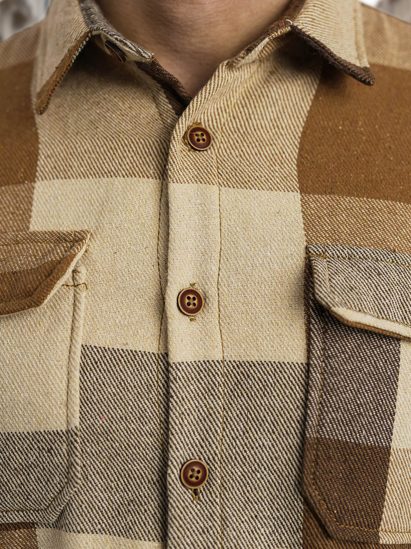 Vīriešu krekls camel OZONEE NB/MC728K