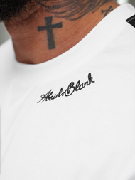 Vīriešu t-krekls balts OZONEE O/QQ1195Z