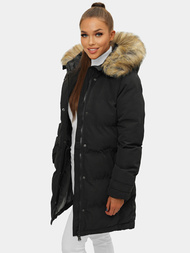 Sieviešu ziemas jaka melna OZONEE JS/M781/392