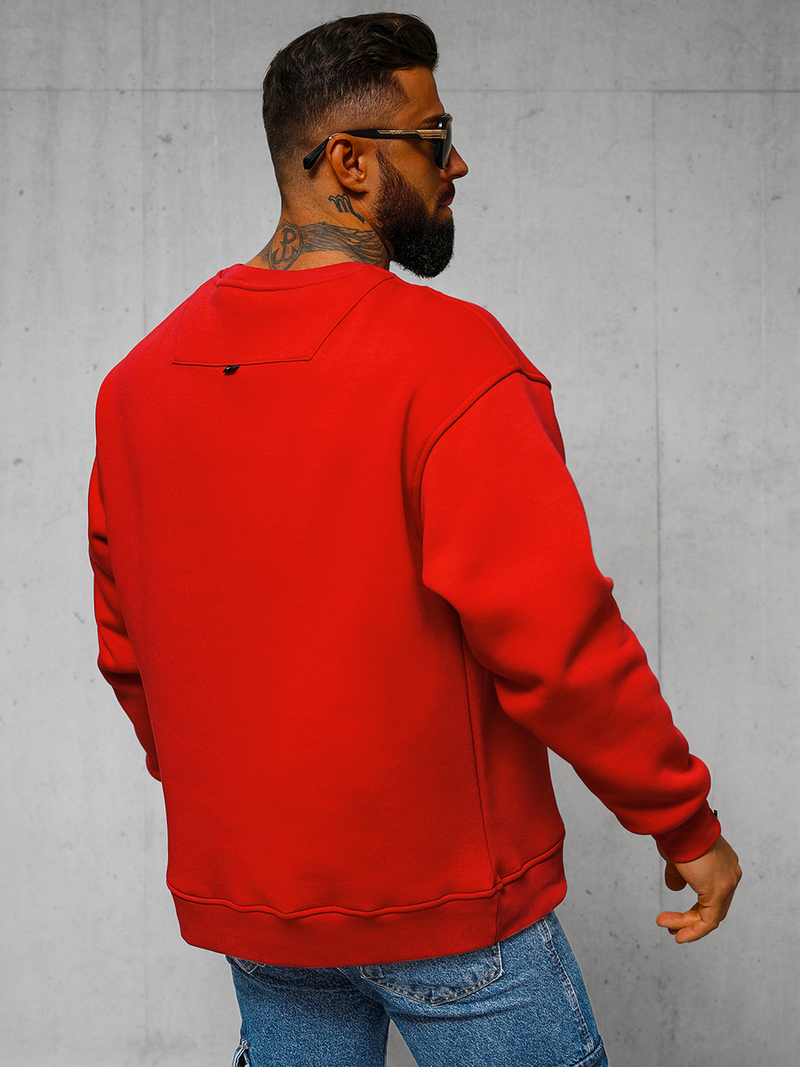 Džemperis sarkana OZONEE O/SWE23055