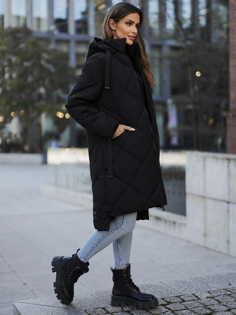 Sieviešu jaka melna OZONEE JS/5M3168/392