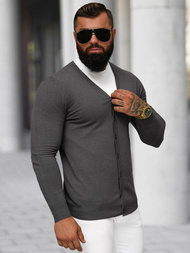 Vīriešu svīteris grafīta OZONEE NB/MM6006/3Z