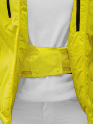 Sieviešu ziemas virsjaka dzeltena OZONEE JS/HH012/26Z