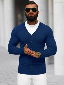 Vīriešu svīteris zils OZONEE NB/MM6006/5Z