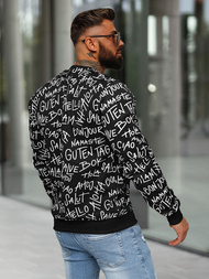 Vīriešu jaka melna OZONEE JS/8B1188/3