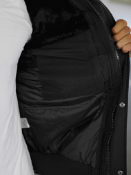 Vīriešu ziemas jaka melna OZONEE O/M798